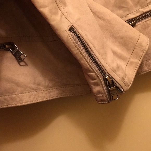 Banana Republic Genuine Leather Peplum Jacket - Picture 2 of 5